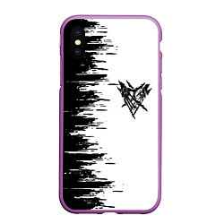 Чехол iPhone XS Max матовый Velial Squad,, цвет: 3D-фиолетовый