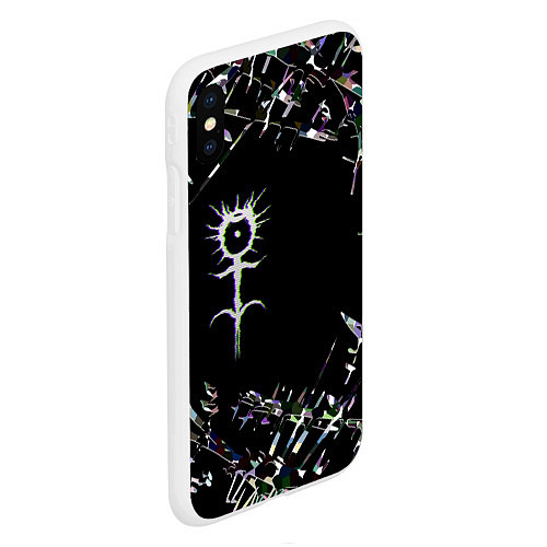 Чехол iPhone XS Max матовый GHOSTEMANE / 3D-Белый – фото 2