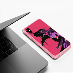 Чехол iPhone XS Max матовый Евангилион, цвет: 3D-баблгам — фото 2