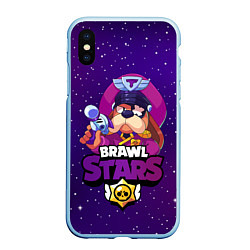 Чехол iPhone XS Max матовый Brawl Stars - Генерал Гавс