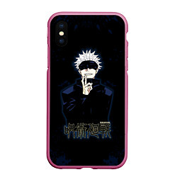 Чехол iPhone XS Max матовый Jujutsu Kaisen - Satoru Gojou