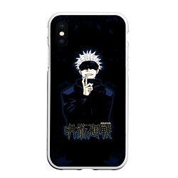 Чехол iPhone XS Max матовый Jujutsu Kaisen - Satoru Gojou