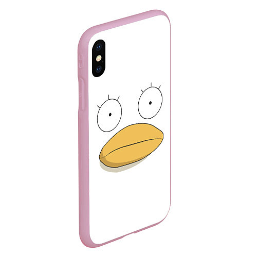 Чехол iPhone XS Max матовый Gintama Гинтама / 3D-Розовый – фото 2