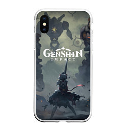 Чехол iPhone XS Max матовый Genshin impact Noelle