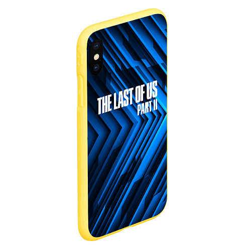 Чехол iPhone XS Max матовый THE LAST OF US 2 / 3D-Желтый – фото 2