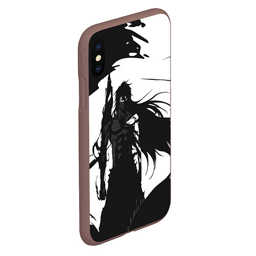 Чехол iPhone XS Max матовый Bleach Блич / 3D-Коричневый – фото 2