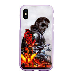 Чехол iPhone XS Max матовый Metal Gear