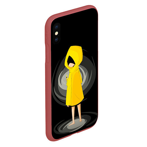 Чехол iPhone XS Max матовый Little Nightmares с Зажигалкой / 3D-Красный – фото 2