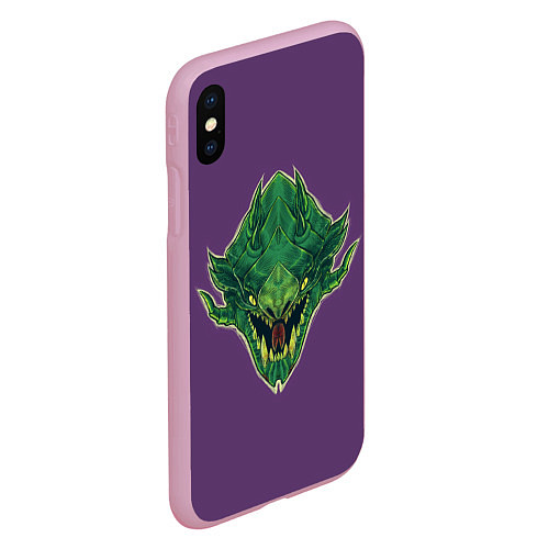 Чехол iPhone XS Max матовый Вайпер Dota 2 / 3D-Розовый – фото 2