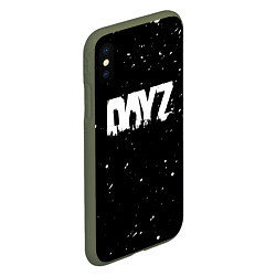 Чехол iPhone XS Max матовый DAYZ ДЕЙЗИ, цвет: 3D-темно-зеленый — фото 2