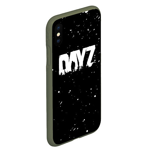 Чехол iPhone XS Max матовый DAYZ ДЕЙЗИ / 3D-Темно-зеленый – фото 2