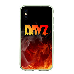 Чехол iPhone XS Max матовый DAYZ ДЕЙЗИ, цвет: 3D-салатовый