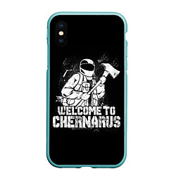 Чехол iPhone XS Max матовый DayZ Chernarus