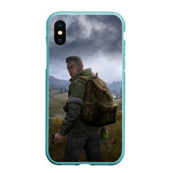 Чехол iPhone XS Max матовый DAYZ POSTER ДЕЙЗИ ПОСТЕР Z, цвет: 3D-мятный