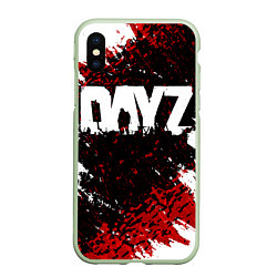 Чехол iPhone XS Max матовый DayZ, цвет: 3D-салатовый