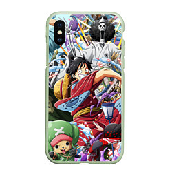 Чехол iPhone XS Max матовый ONE PIECE ВАН ПИС