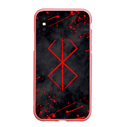 Чехол iPhone XS Max матовый BERSERK БЕРСЕРК КЛЕЙМО