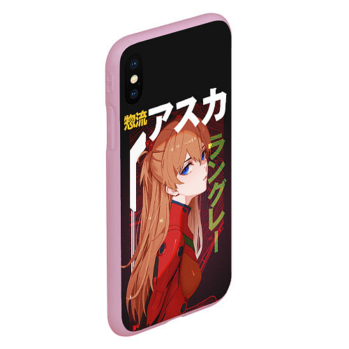 Чехол iPhone XS Max матовый Asuka / 3D-Розовый – фото 2