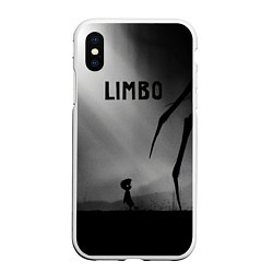 Чехол iPhone XS Max матовый Limbo, цвет: 3D-белый