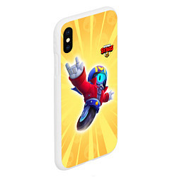 Чехол iPhone XS Max матовый СТУ - Brawl Stars, цвет: 3D-белый — фото 2