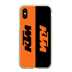 Чехол iPhone XS Max матовый KTM КТМ Z