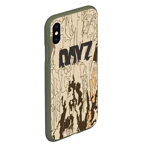 Чехол iPhone XS Max матовый DayZ Standalone / 3D-Темно-зеленый – фото 2