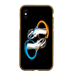 Чехол iPhone XS Max матовый PORTAL 2 ПОРТАЛ 2