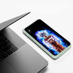 Чехол iPhone XS Max матовый КОГУ СИМВОЛ НА СПИНЕ, цвет: 3D-салатовый — фото 2