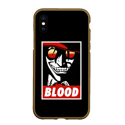 Чехол iPhone XS Max матовый Hellsing