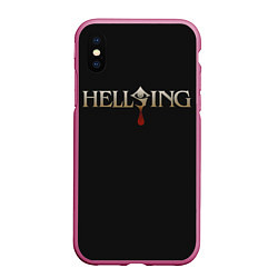 Чехол iPhone XS Max матовый Hellsing