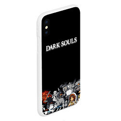 Чехол iPhone XS Max матовый 8bit Dark Souls, цвет: 3D-белый — фото 2