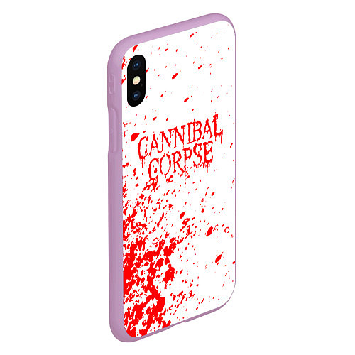 Чехол iPhone XS Max матовый Cannibal corpse / 3D-Сиреневый – фото 2