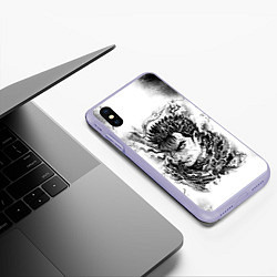 Чехол iPhone XS Max матовый BERSERK БЕРСЕРК, цвет: 3D-светло-сиреневый — фото 2