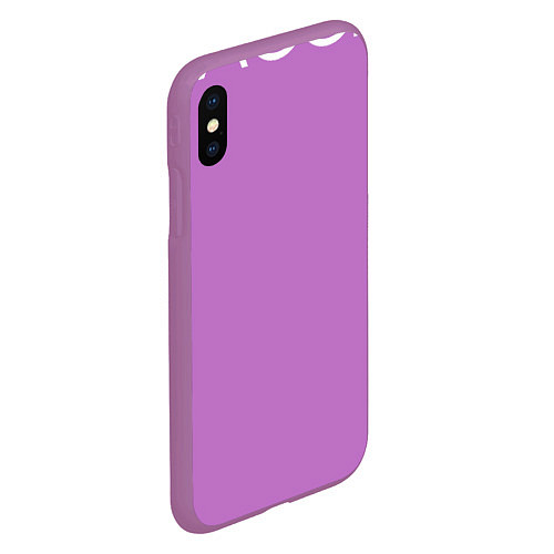 Чехол iPhone XS Max матовый Noize MC / 3D-Фиолетовый – фото 2