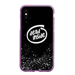 Чехол iPhone XS Max матовый DEAD INSIDE