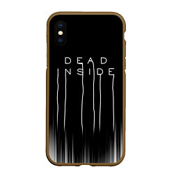 Чехол iPhone XS Max матовый DEAD INSIDE DEATH STRANDING