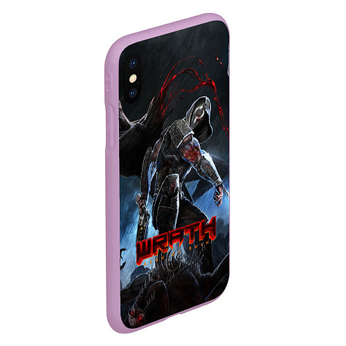 Чехол iPhone XS Max матовый WRATH: Aeon of Ruin / 3D-Сиреневый – фото 2