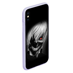 Чехол iPhone XS Max матовый TOKYO GHOUL ТОКИЙСКИЙ ГУЛЬ, цвет: 3D-светло-сиреневый — фото 2