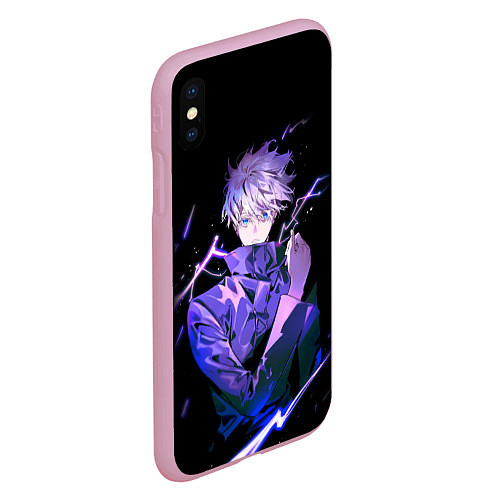 Чехол iPhone XS Max матовый JUJUTSU KAISEN / 3D-Розовый – фото 2