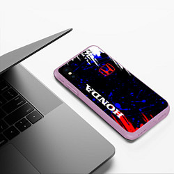 Чехол iPhone XS Max матовый HONDA, цвет: 3D-сиреневый — фото 2