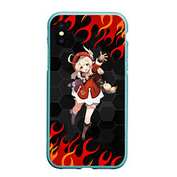 Чехол iPhone XS Max матовый Genshin Impact - Klee