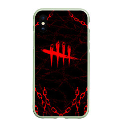 Чехол iPhone XS Max матовый DEAD BY DAYLIGHT ЦЕПИ