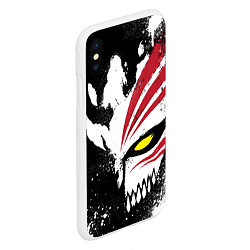 Чехол iPhone XS Max матовый БЛИЧ МАСКА BLEACH, цвет: 3D-белый — фото 2