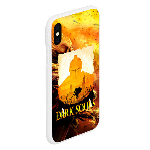 Чехол iPhone XS Max матовый DARKSOULS SKULL&MAGIC / 3D-Белый – фото 2