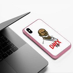 Чехол iPhone XS Max матовый RIP Эрл Симмонс, цвет: 3D-малиновый — фото 2