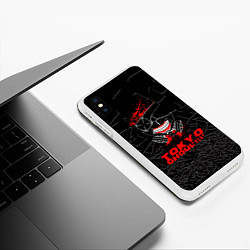 Чехол iPhone XS Max матовый Tokyo - ghoul, цвет: 3D-белый — фото 2