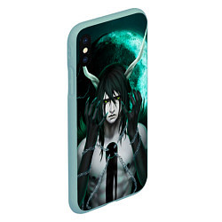 Чехол iPhone XS Max матовый Ulquiorra Schiffer Bleach, цвет: 3D-мятный — фото 2