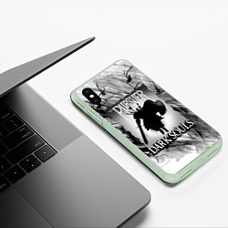 Чехол iPhone XS Max матовый DARK SOULS ТЁМНЫЙ МИР, цвет: 3D-салатовый — фото 2