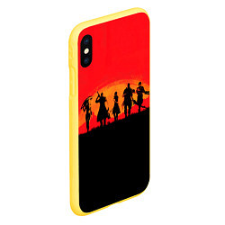 Чехол iPhone XS Max матовый DMC x RDR, цвет: 3D-желтый — фото 2