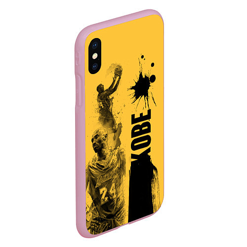 Чехол iPhone XS Max матовый Kobe / 3D-Розовый – фото 2